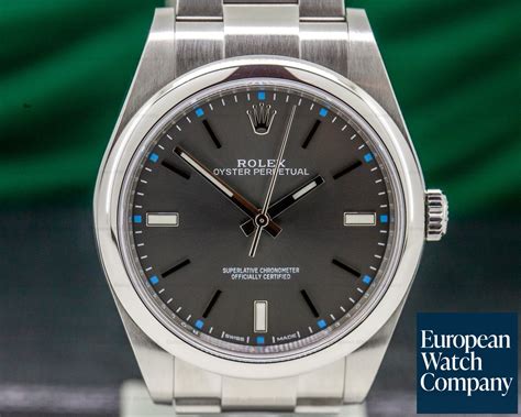 rolex oyster perpetual 39mm steel dark rhodium dial|Rolex Oyster Perpetual discontinued.